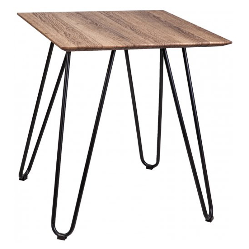 Приставной стол Matron Table square Черный Дуб темный Приставной стол Matron Table square Черный Дуб темный во Владивостоке | Loft Concept
