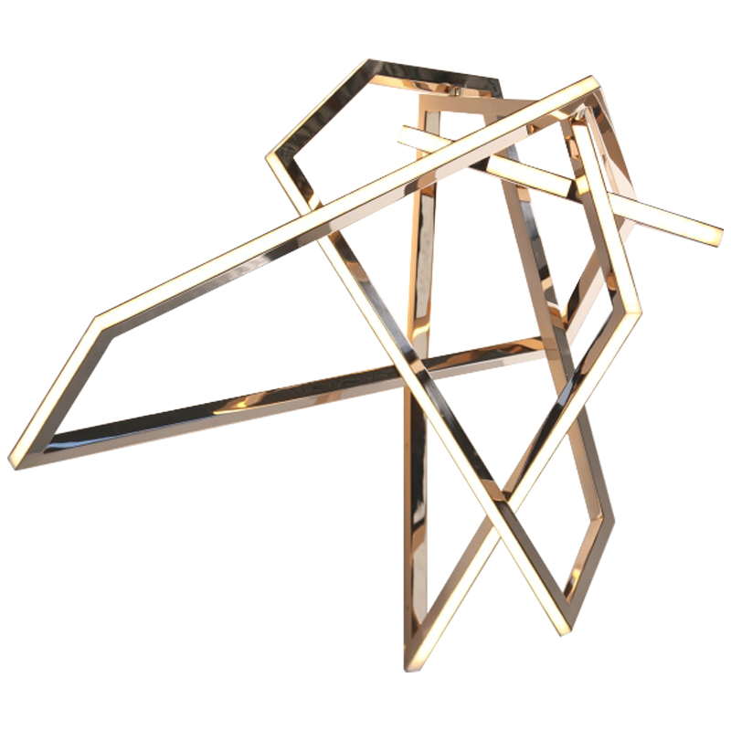 Дизайнерское Бра NIAMH BARRY Gesture II Wall-Mounted Light Sculpture Глянцевое золото во Владивостоке | Loft Concept 