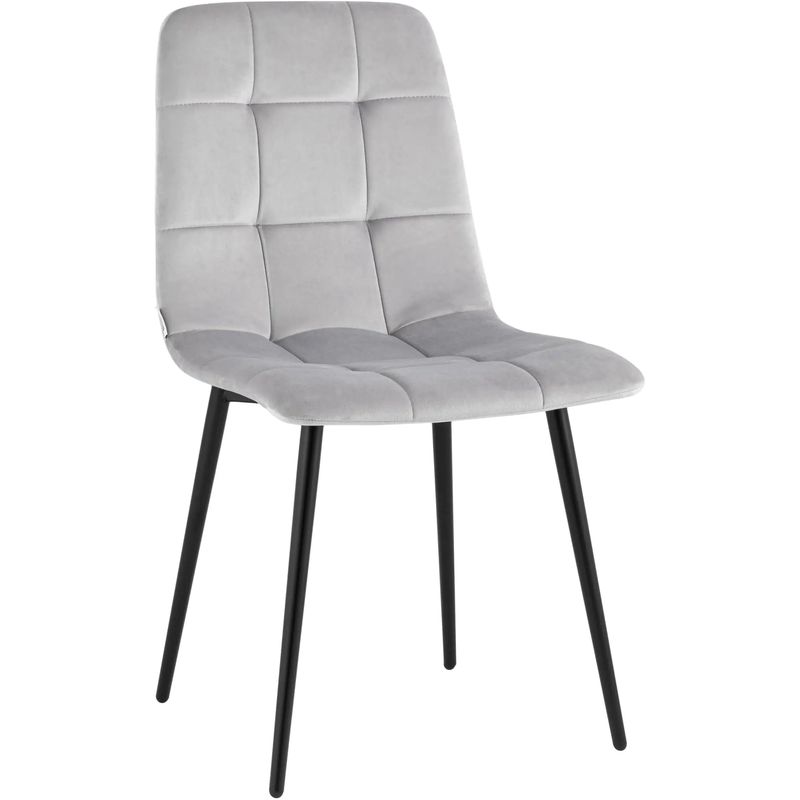 Стул NANCY Chair Молочный Велюр Молочный Черный Стул NANCY Chair Молочный Велюр Молочный Черный во Владивостоке | Loft Concept
