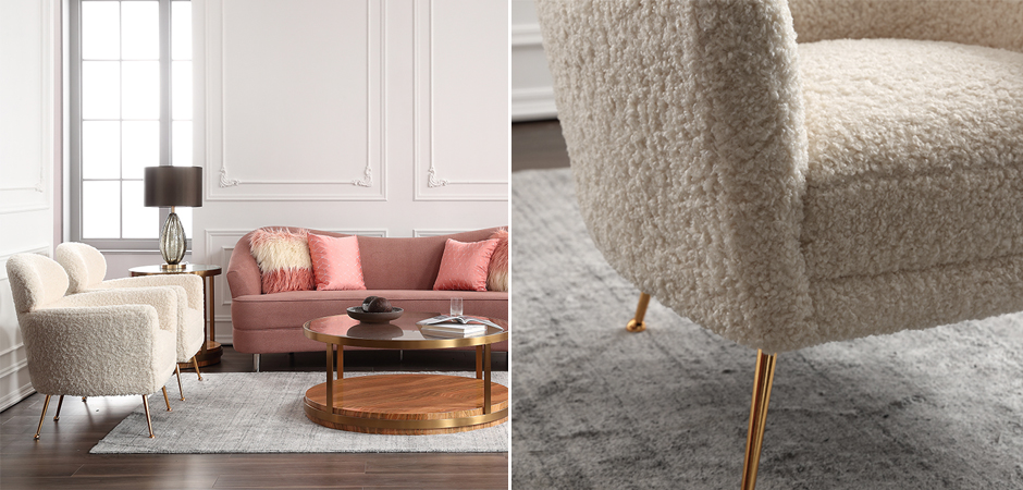 Кресло Milk Boucle Chair Кресло Milk Boucle Chair - Loft-Concept во Владивостоке