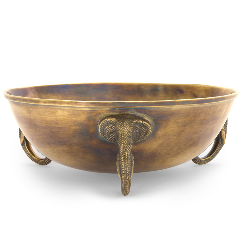 Чаша Eichholtz Bowl Maharaja brass Винтажная латунь Чаша Eichholtz Bowl Maharaja brass Винтажная латунь во Владивостоке | Loft Concept