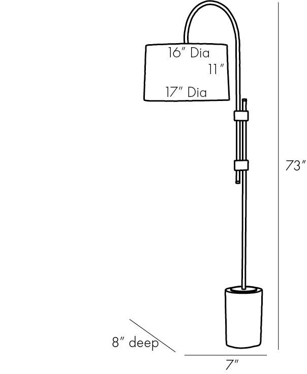 Торшер Arteriors ILY FLOOR LAMP Торшер Arteriors ILY FLOOR LAMP во Владивостоке