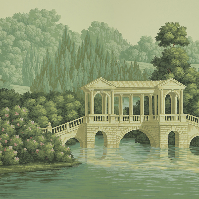 Обои ручная роспись English Landscape Verdoyant on scenic paper Обои ручная роспись English Landscape Verdoyant on scenic paper во Владивостоке | Loft Concept