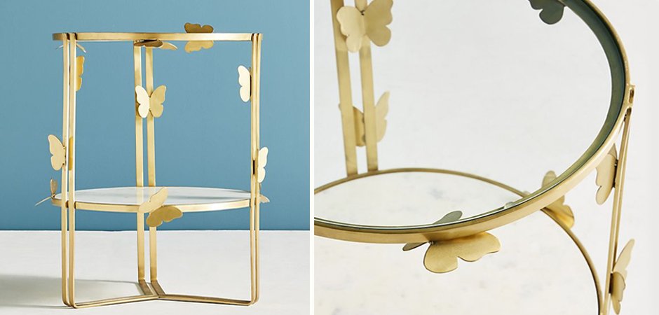 Приставной столик Butterflies Mariposa Side Table Приставной столик Butterflies Mariposa Side Table - Loft-Concept во Владивостоке