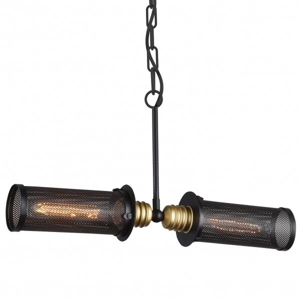 Люстра Nightwatch Pendant Double Черный Люстра Nightwatch Pendant Double Черный во Владивостоке | Loft Concept