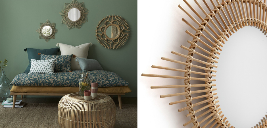 Зеркало Mirror Bamboo D45 Зеркало Mirror Bamboo D45 - Loft-Concept во Владивостоке