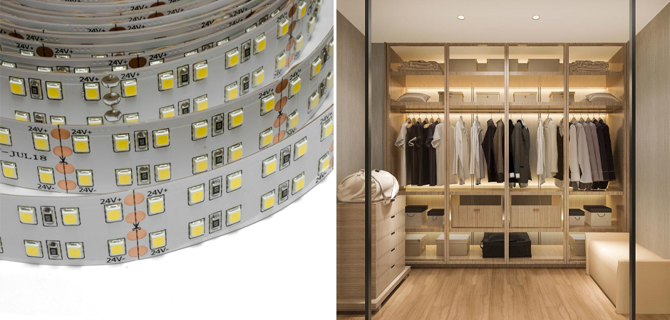 Светодиодная лента 38W/m 240Led/m 2835SMD теплый белый Светодиодная лента 38W/m 240Led/m 2835SMD теплый белый - Loft-Concept во Владивостоке