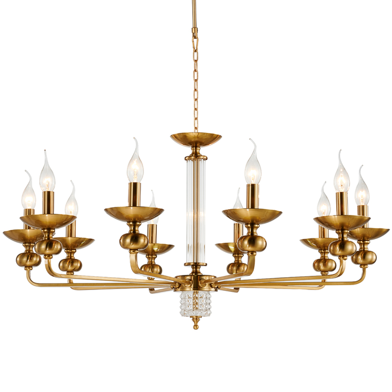 Люстра Adilin Chandelier 91 Бронза Прозрачный Люстра Adilin Chandelier 91 Бронза Прозрачный во Владивостоке | Loft Concept