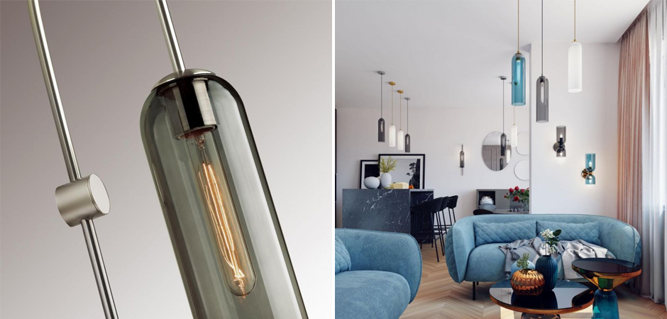Бра Articolo c дымчатым стеклом Бра Articolo c дымчатым стеклом - Loft-Concept во Владивостоке