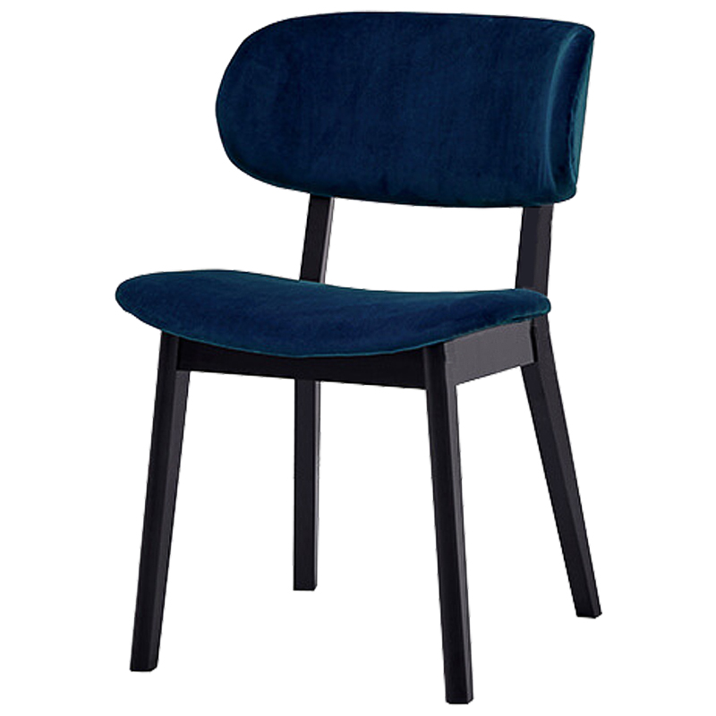 Стул Mungan Stool blue Черный Сапфирово-синий Стул Mungan Stool blue Черный Сапфирово-синий во Владивостоке | Loft Concept