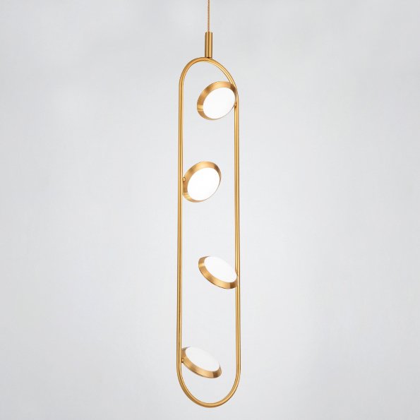 Светильник HOOP LED Four Золотой Светильник HOOP LED Four Золотой во Владивостоке | Loft Concept