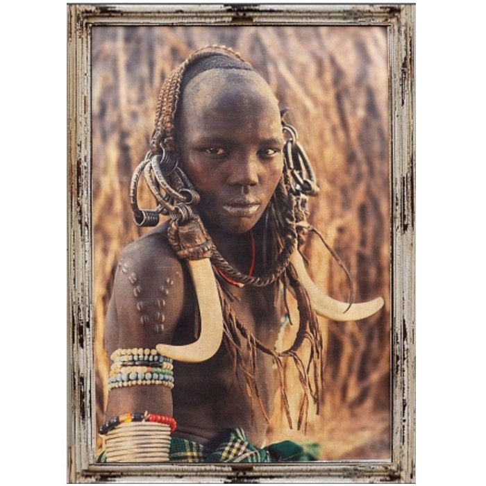 Постер Jovem Mursi Omo Valley Ethiopia Постер Jovem Mursi Omo Valley Ethiopia во Владивостоке | Loft Concept