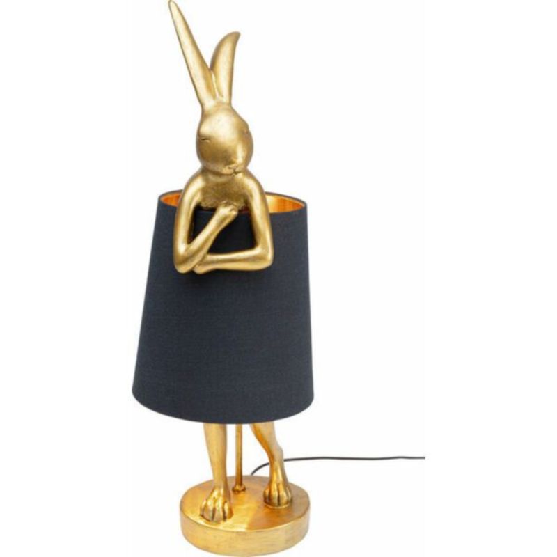 Настольная лампа The Golden Hare Золотой Черный Настольная лампа The Golden Hare Золотой Черный во Владивостоке | Loft Concept