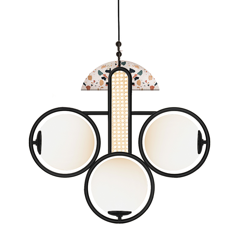 Люстра FRAME I UTU Soulful Lighting Черный Бирюзовый Сиреневый Белое матовое стекло Бежевый Люстра FRAME I UTU Soulful Lighting Черный Бирюзовый Сиреневый Белое матовое стекло Бежевый во Владивостоке | Loft Concept