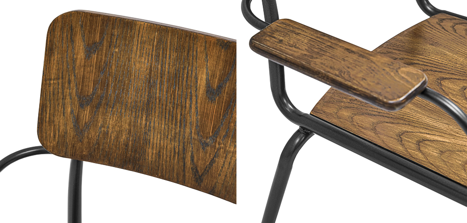 Стул с подлокотниками Joshua Loft Stool with armrests Стул с подлокотниками Joshua Loft Stool with armrests - Loft-Concept во Владивостоке