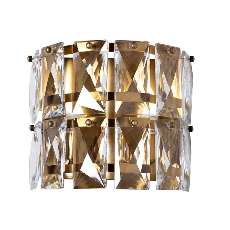 Бра Tiers Crystal Light brass 2 Латунь во Владивостоке | Loft Concept 