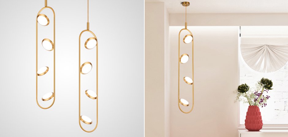 Светильник HOOP LED Four Светильник HOOP LED Four - Loft-Concept во Владивостоке