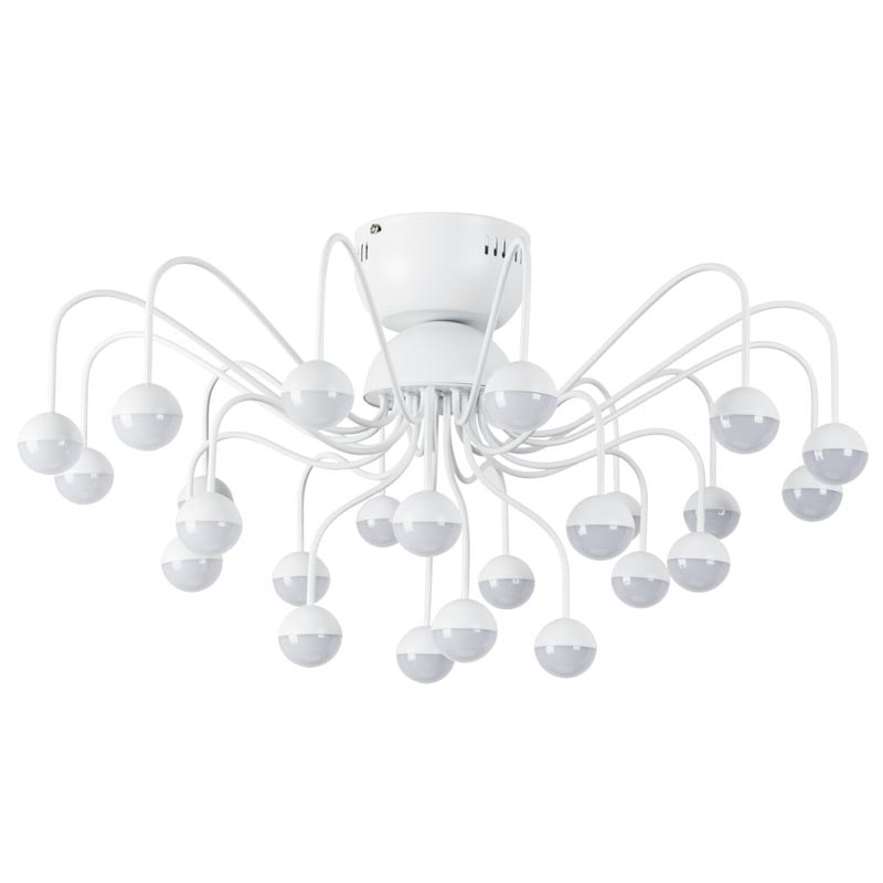 Потолочная люстра Vilelme Chandelier white Белый Потолочная люстра Vilelme Chandelier white Белый во Владивостоке | Loft Concept