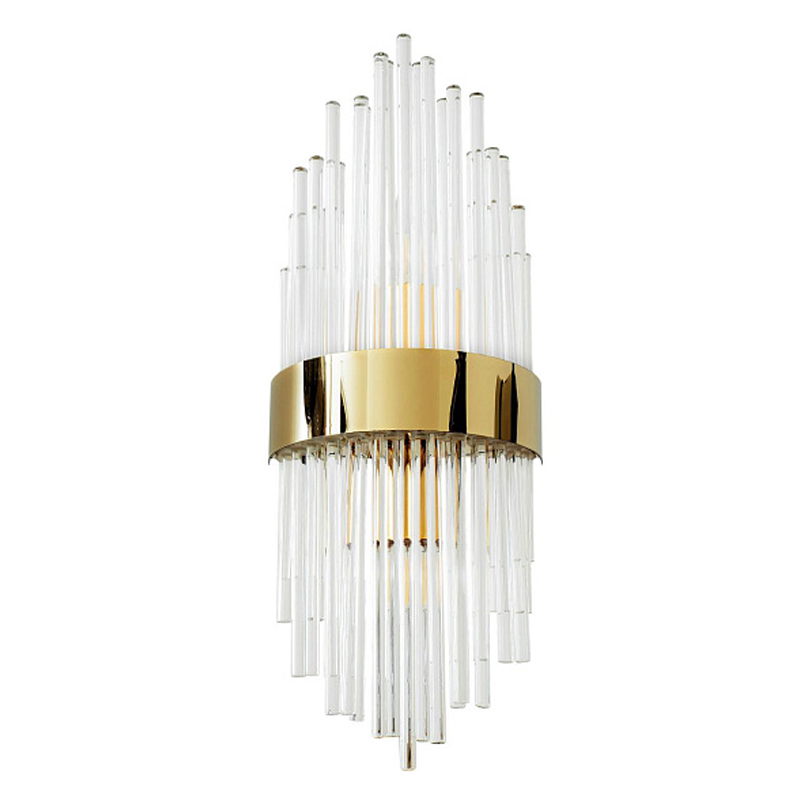 Хрустальное бра Flutes Gold Золотой Хрустальное бра Flutes Gold Золотой во Владивостоке | Loft Concept