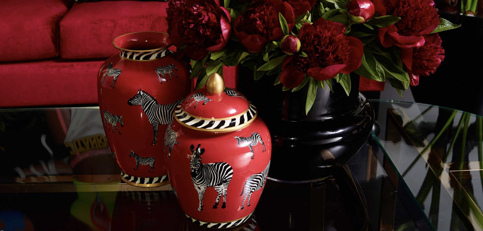 Ваза с крышкой VASE ZEBER URN Ваза с крышкой VASE ZEBER URN - Loft-Concept во Владивостоке