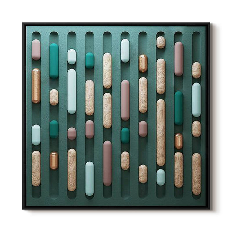 Арт-объект на стену деревянный Pill Мульти Арт-объект на стену деревянный Pill Мульти во Владивостоке | Loft Concept
