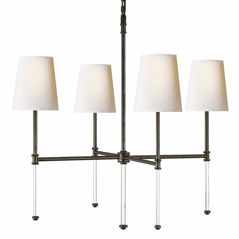 Люстра Nicoleta Black Chandelier Черный Белый Люстра Nicoleta Black Chandelier Черный Белый во Владивостоке | Loft Concept