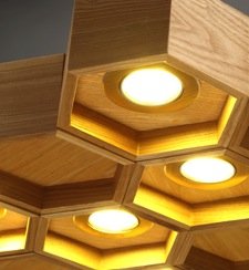 Люстра Honeycomb 12 Loft Wooden Ecolight Люстра Honeycomb 12 Loft Wooden Ecolight