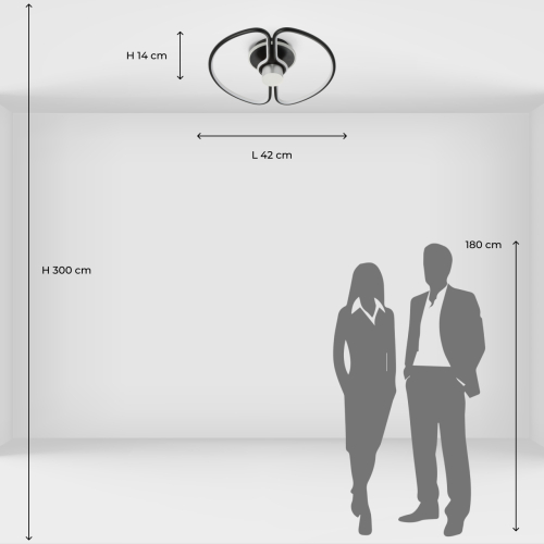 Потолочный светильник черного цвета круглой формы Luke Lampco Tracer Lamp во Владивостоке