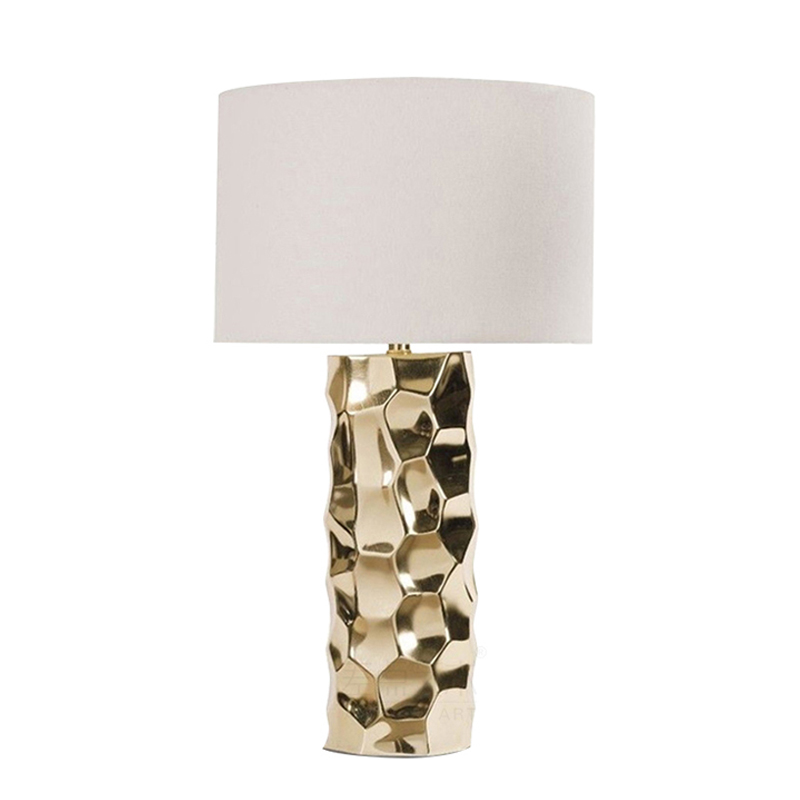 Настольная лампа Abernathy Table lamp Глянцевое золото Белый Настольная лампа Abernathy Table lamp Глянцевое золото Белый во Владивостоке | Loft Concept