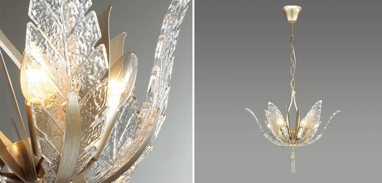 Люстра Glass Petals Chandelier 50 - фото