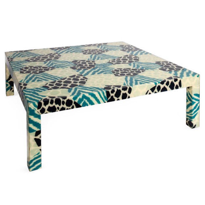Кофейный стол Graphic Coffee Table Бирюзовый Белый Черный Кофейный стол Graphic Coffee Table Бирюзовый Белый Черный во Владивостоке | Loft Concept