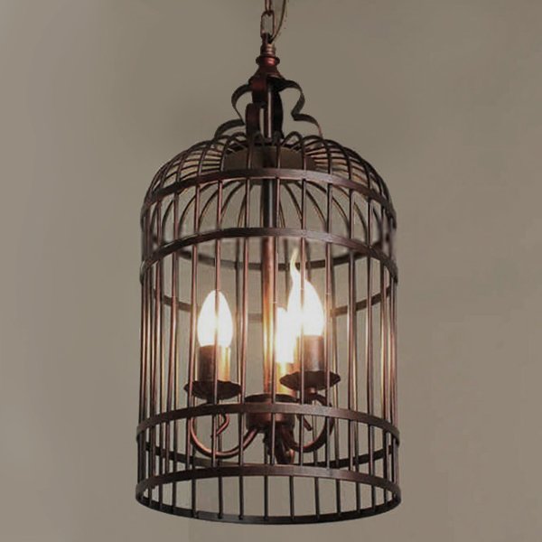 Люстра BIRDCAGE BROWN 26 Коричневый винтаж Люстра BIRDCAGE BROWN 26 Коричневый винтаж во Владивостоке | Loft Concept
