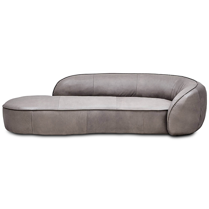 Диван натуральная кожа Hyades Sofa Серый во Владивостоке | Loft Concept 