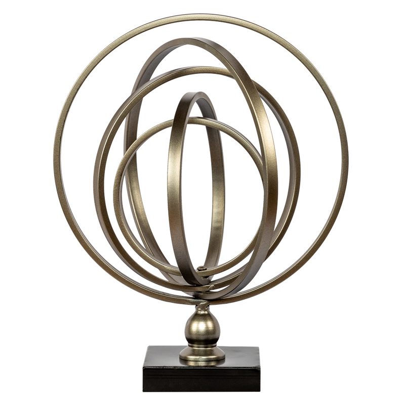 Статуэтка Sphere Sundial galaxy Черный Серебряный Статуэтка Sphere Sundial galaxy Черный Серебряный во Владивостоке | Loft Concept