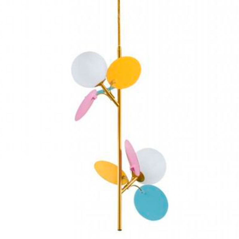 Люстра MATISSE Pendant Double multicolor Мульти Золотой Белый Люстра MATISSE Pendant Double multicolor Мульти Золотой Белый во Владивостоке | Loft Concept