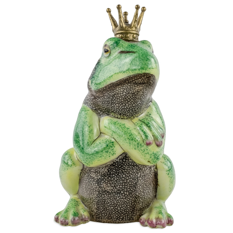 Статуэтка Important Frog Зеленый Золотой Статуэтка Important Frog Зеленый Золотой во Владивостоке | Loft Concept