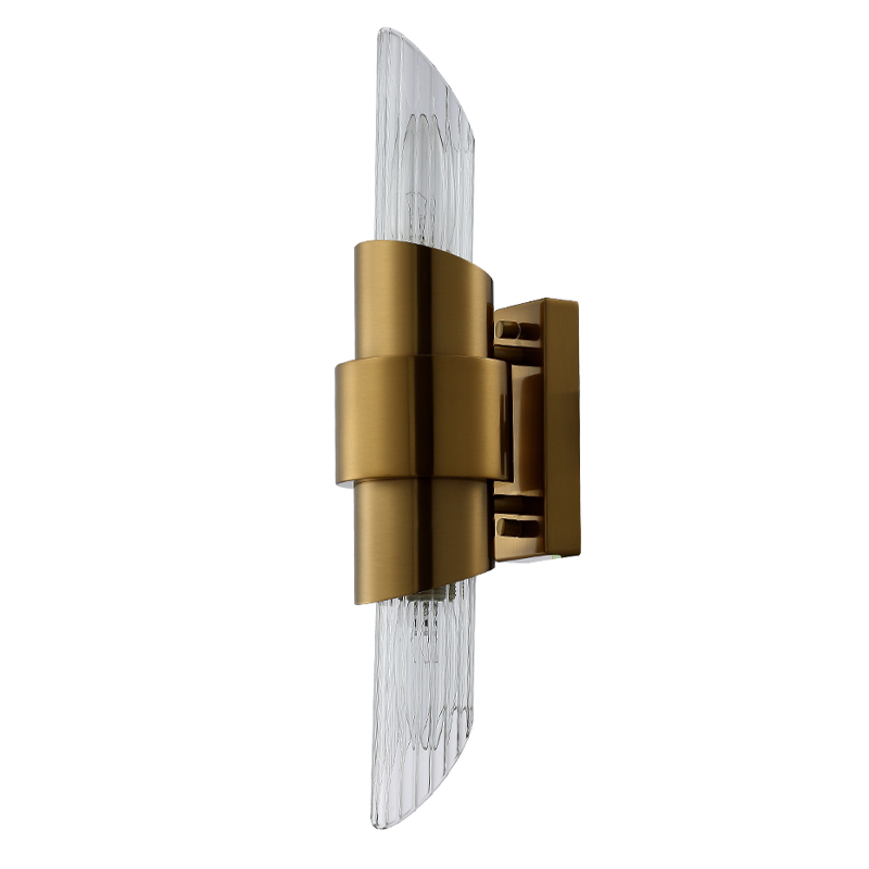 Бра с прозрачным плафоном цилиндрической формы Luxxu Modern Design Бронза Хром Прозрачное Стекло Бра с прозрачным плафоном цилиндрической формы Luxxu Modern Design Бронза Хром Прозрачное Стекло во Владивостоке | Loft Concept