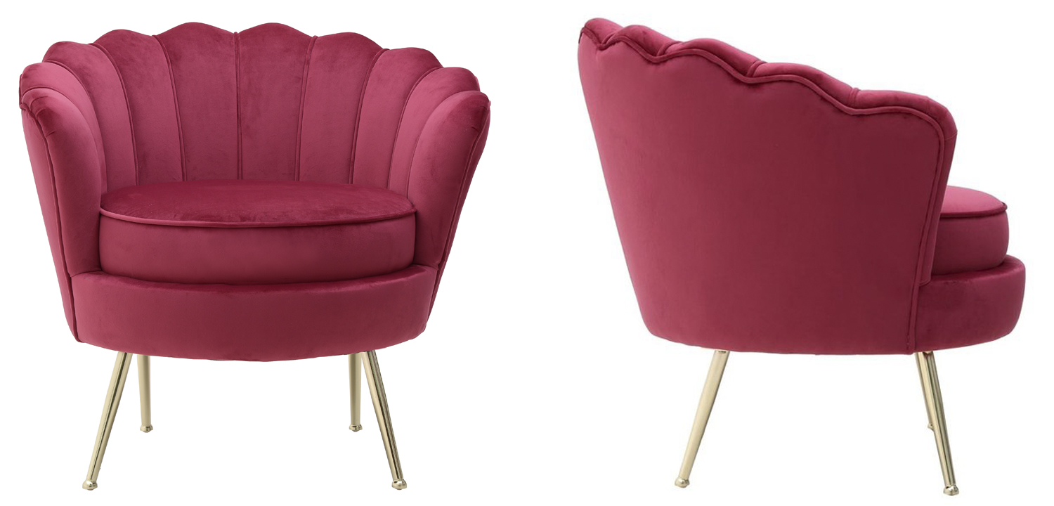 Кресло Gracia Fan Crimson - фото