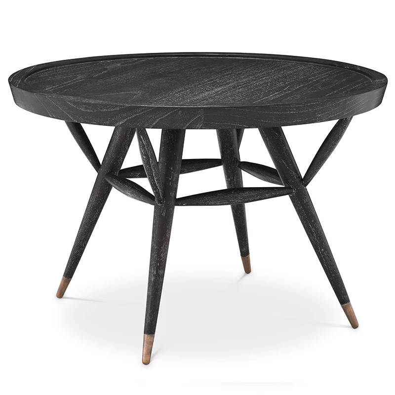 Приставной стол Eichholtz Side Table Phoenix Черный Латунь Приставной стол Eichholtz Side Table Phoenix Черный Латунь во Владивостоке | Loft Concept