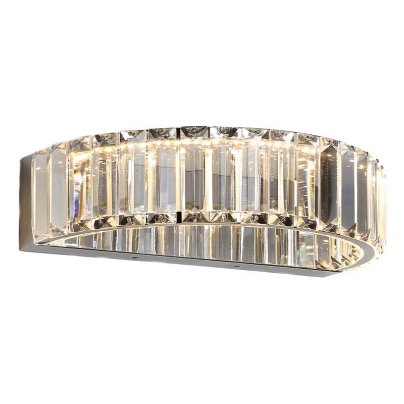 Бра Crystal Shine Linda Chrome Wall Lamp A Хром Прозрачный (Transparent) Бра Crystal Shine Linda Chrome Wall Lamp A Хром Прозрачный (Transparent) во Владивостоке | Loft Concept