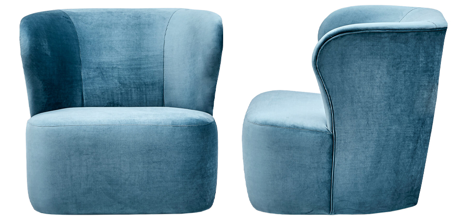 Кресло Hortense Chair Blue Кресло Hortense Chair Blue - Loft-Concept во Владивостоке