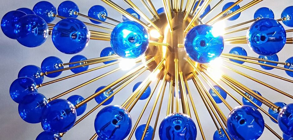 Люстра BLUE MURANO SPUTNIK DV5513 Люстра BLUE MURANO SPUTNIK DV5513 - Loft-Concept во Владивостоке