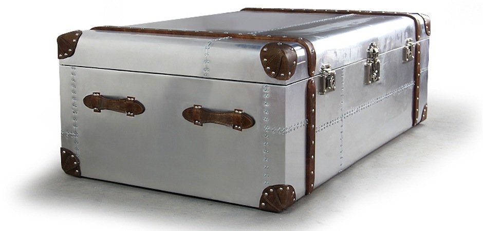 Сундук Trunks in Polished Aluminum Restoration Hardware Сундук Trunks in Polished Aluminum Restoration Hardware - Loft-Concept во Владивостоке