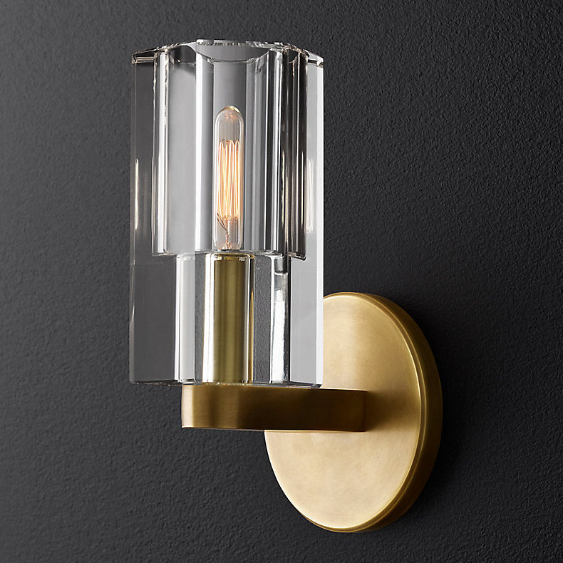 Бра Restoration Hardware Arcachon Single Sconce Прозрачное Стекло Латунь Бра Restoration Hardware Arcachon Single Sconce Прозрачное Стекло Латунь во Владивостоке | Loft Concept