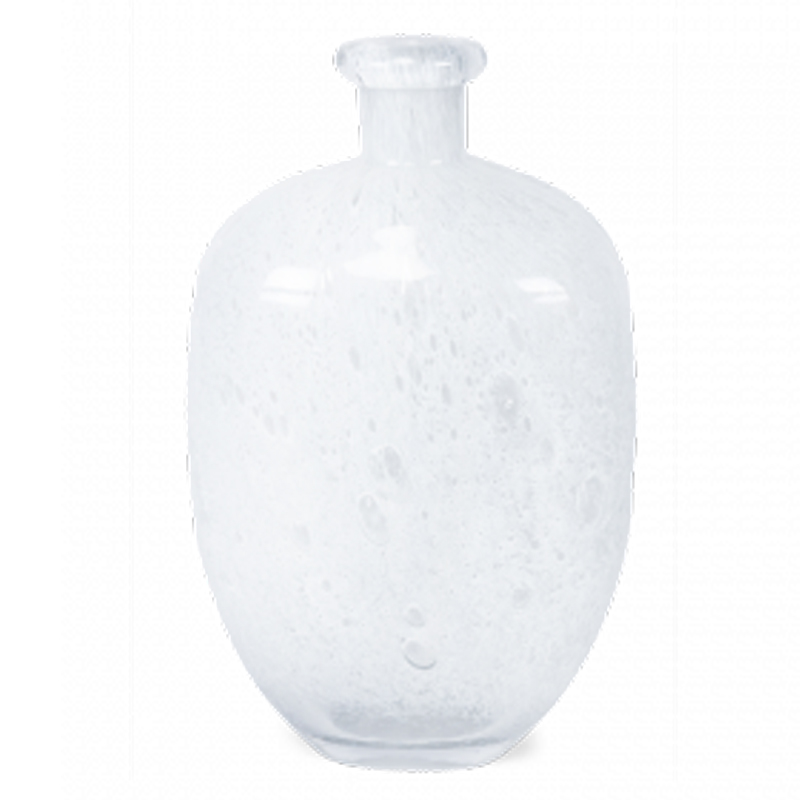 Ваза Air Bubbles Vase glass h36 Белый Ваза Air Bubbles Vase glass h36 Белый во Владивостоке | Loft Concept