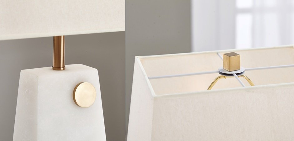 Настольная лампа Table lamp marble White Настольная лампа Table lamp marble White - Loft-Concept во Владивостоке