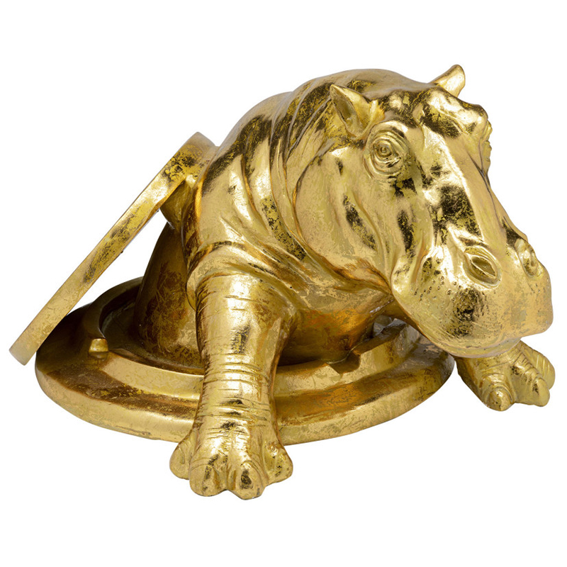 Статуэтка Golden Hippo Золотой Статуэтка Golden Hippo Золотой во Владивостоке | Loft Concept