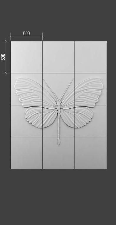 Барельеф BUTTERFLY Барельеф BUTTERFLY во Владивостоке