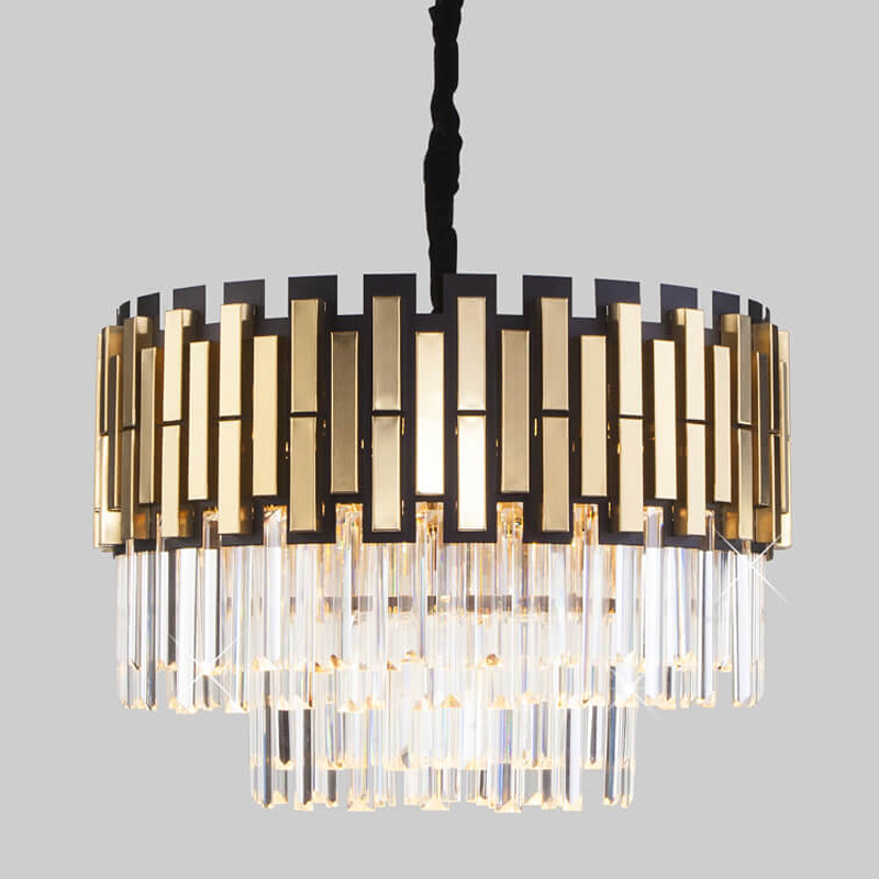 Люстра Garsent Chandelier Черный Золотой Люстра Garsent Chandelier Черный Золотой во Владивостоке | Loft Concept