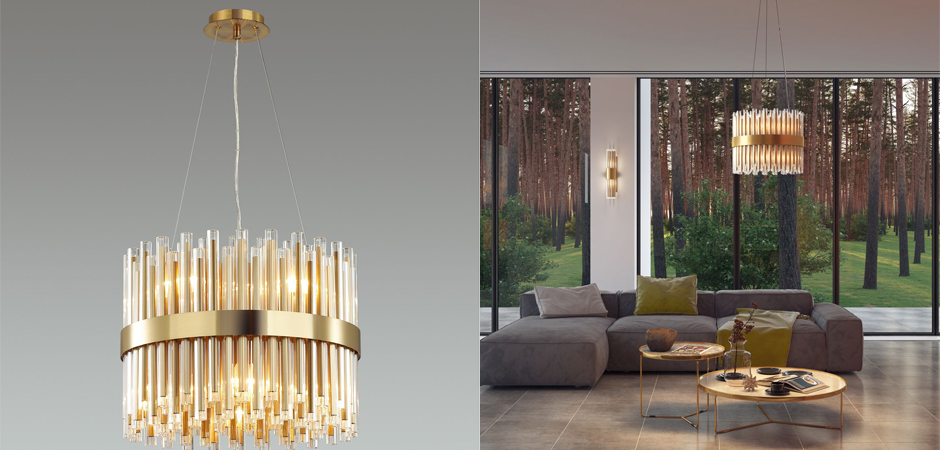Люстра Glass Stripes In The Belt Люстра Glass Stripes In The Belt - Loft-Concept во Владивостоке